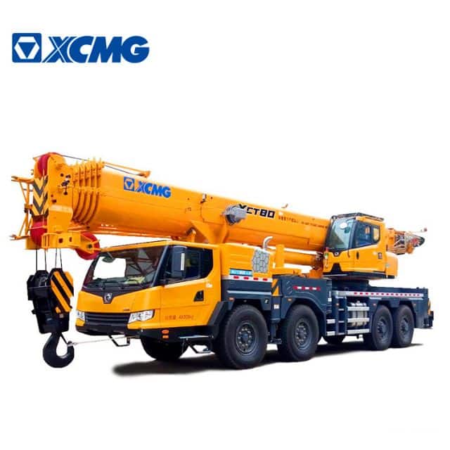 XCMG Official 80 Ton Telescopic Jib Crane XCT80L6 China Jib Truck Cranes for Sale